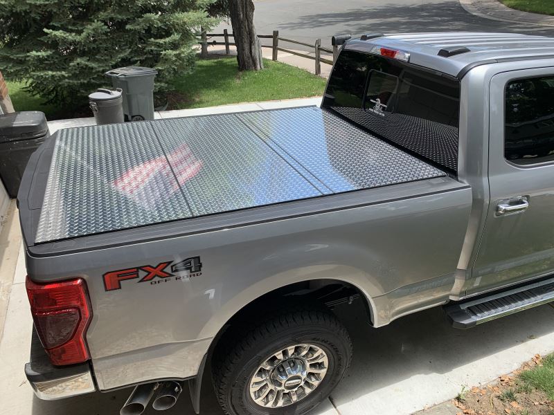 2022 Toyota Tacoma Lomax Hard Tonneau Cover Folding Aluminum