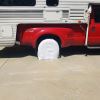 Classic Accessories RV Tire Covers for 32" to 34-1/2" Tires - Single Axle - White - Qty 2 customer photo
