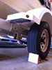 Single Axle Trailer Fenders w Mounting Brackets - White Plastic - 13" to 15" Wheels customer photo