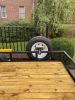 etrailer Spare Tire Carrier for Trailer with Angle-Iron Railing - Clamp On customer photo