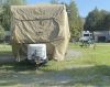 Adco Polypropylene Storage Lot RV Cover for Travel Trailer - Up To 37' Long - Tan customer photo
