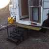 Econo Porch Trailer Step with Handrail and Landing - Double - 7" Drop/Rise, 20-1/2" Tall customer photo