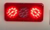 Triple LED Trailer Tail Light - Stop, Tail, Turn, Backup - Red and Clear Lens - Qty 1 customer photo