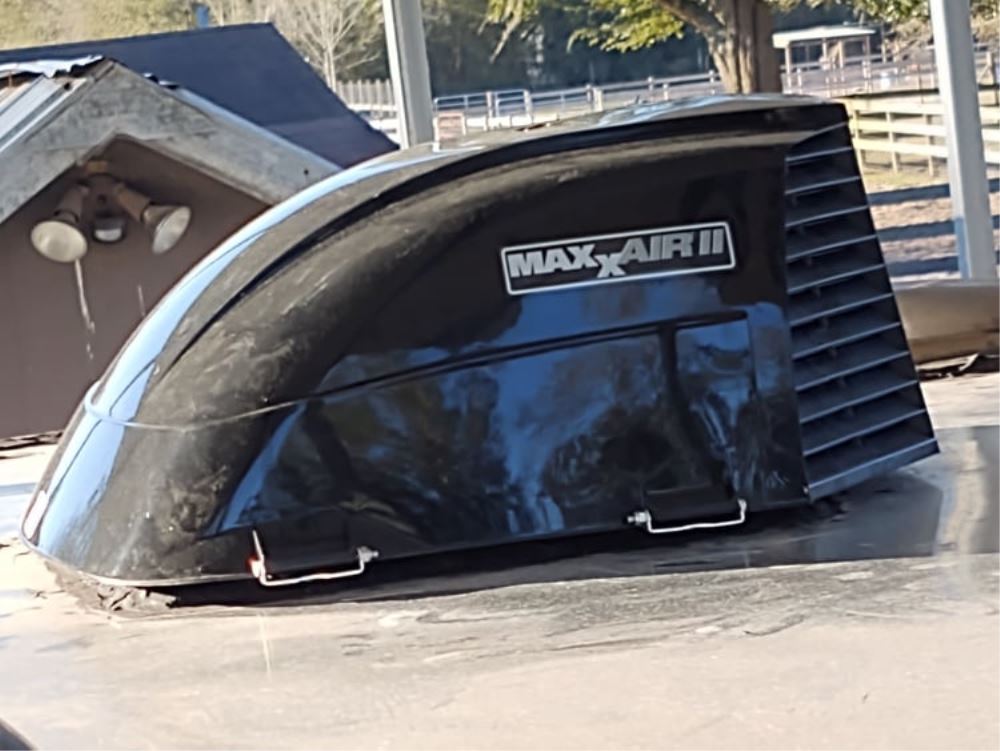 Maxxair Vent Cover Translucent Maxx Max Air RV Trailer Protects Your RV Black 
