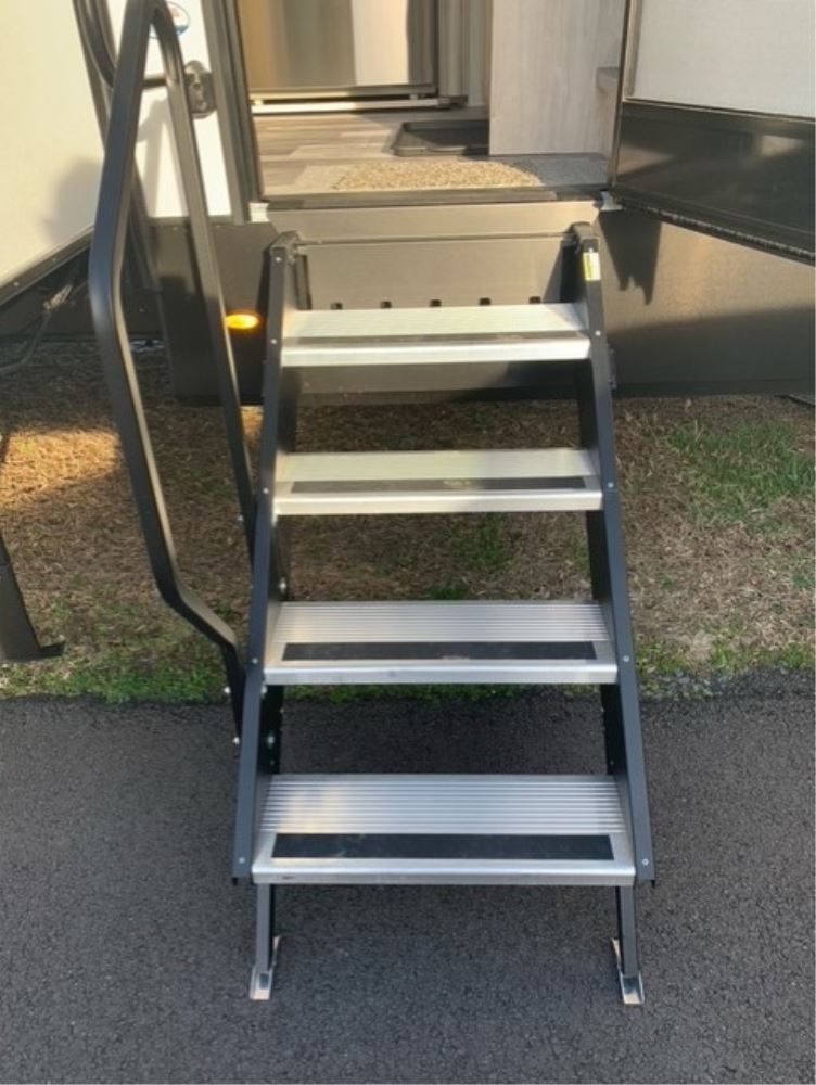 4 Step Handrail for Step Above 2nd Generation RV Entry Step STP214-120H MORryde 