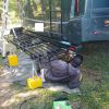 24x84 etrailer Cargo Carrier for RV Bumper - Steel - Folding - 500 lbs customer photo