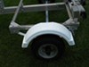 Fulton Single Axle Trailer Fender with Top Step - White Plastic - 12" Wheels - Qty 1 customer photo