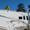 Solera 18V Power RV Awning - 18' Wide - Rechargeable Battery - White Fade customer photo
