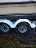 Single Axle Trailer Fenders w Mounting Brackets - White Plastic - 13" to 15" Wheels customer photo