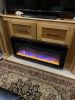 Furrion Electric RV Fireplace with Crystals - 40" Wide - Recessed Mount - Black customer photo