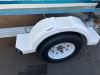 Plastic, Single-Axle Trailer Fender w/ Top and Side Steps - White - 13" to 15" customer photo