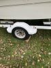 Fulton Single Axle Trailer Fender with Top and Side Steps - White Plastic - 13" Wheels - Qty 1 customer photo
