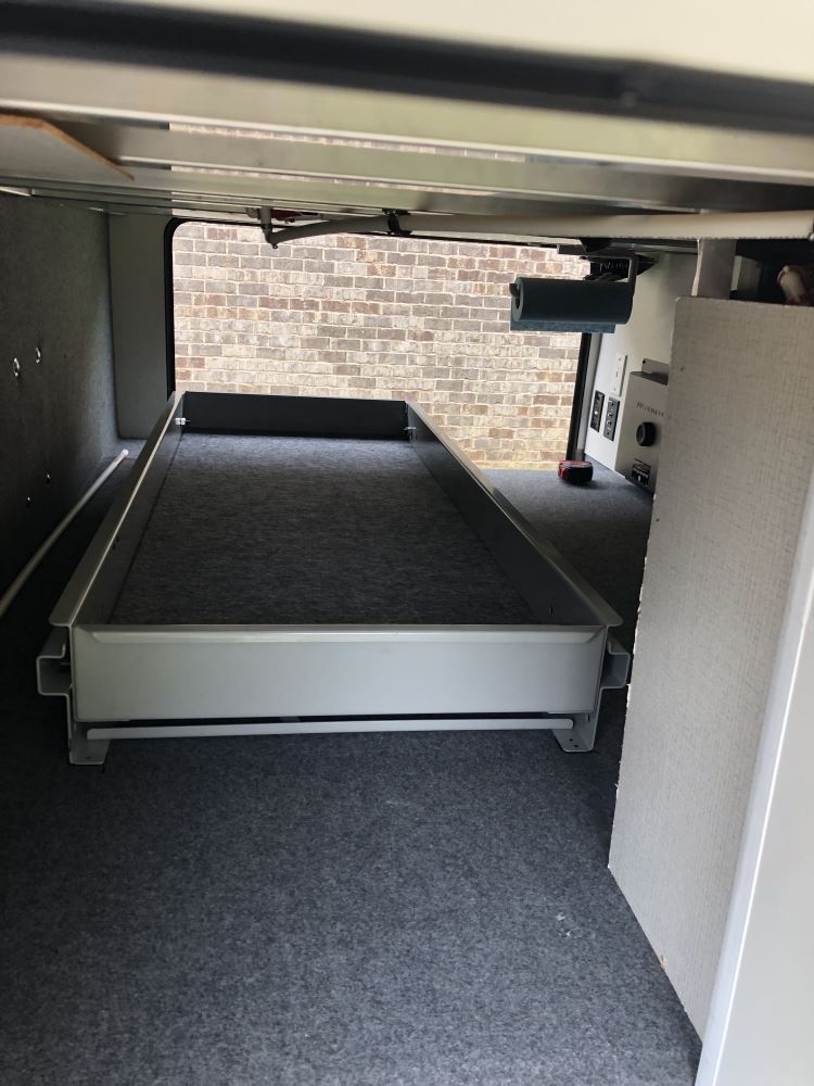 MORryde RV Cargo Sliding Tray - 90 x 26 - 2 Way Slide - 60 Percent  Extension - 800 lbs MORryde RV Cargo Slides MR87FR