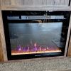 Greystone Electric RV Fireplace with Crystals - 26" Wide - Recessed Mount - Black customer photo