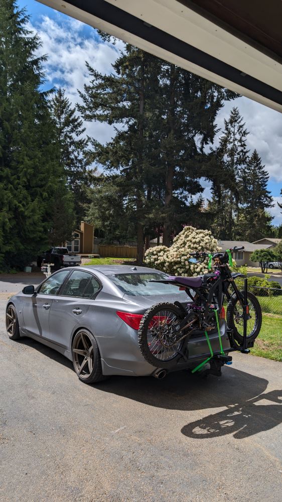 Q50 bike rack fashion