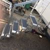 Folding Hand Rail for Brophy RV Scissor Stairs - 4 Steps - Aluminum customer photo