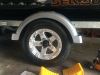 Fulton Single Axle Trailer Fender with Top Step - Silver Plastic - 13" Wheels - Qty 1 customer photo