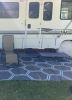 etrailer Reversible RV Outdoor Rug w/ Stakes - 8' Long x 20' Wide - Charcoal and Gray customer photo