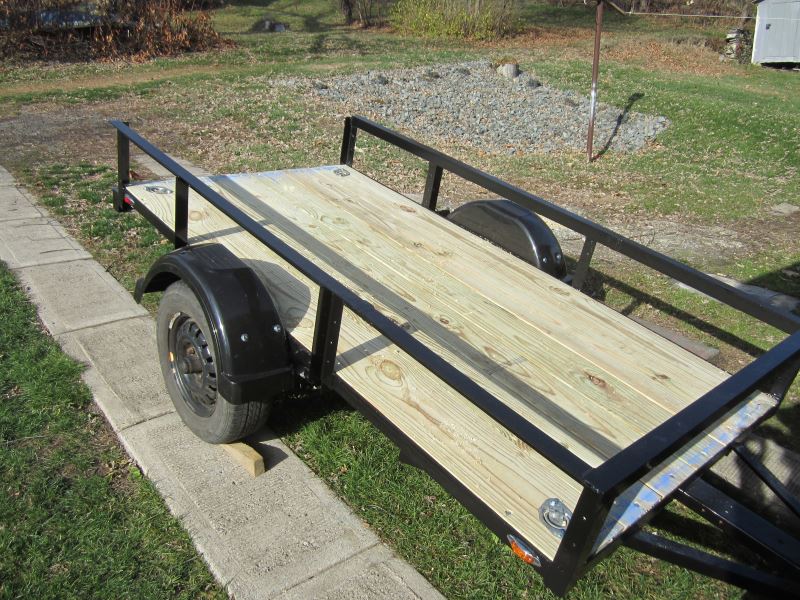 Fulton Single Axle Trailer Fender with Top Step - Black Plastic - 13 ...