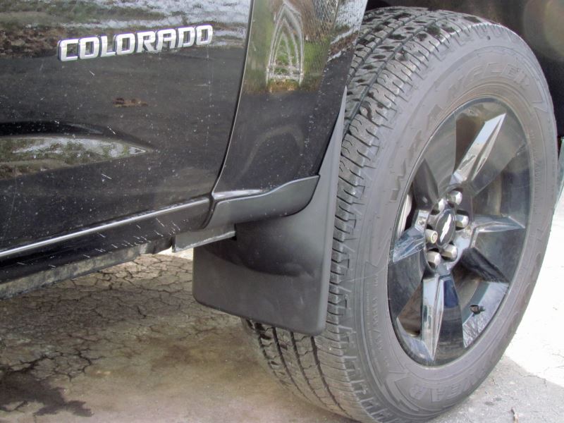 2022 Chevrolet Colorado WeatherTech Mud Flaps EasyInstall, NoDrill