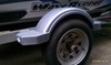 Fulton Single Axle Trailer Fender with Top and Side Steps - Silver Plastic - 12" Wheels - Qty 1 customer photo