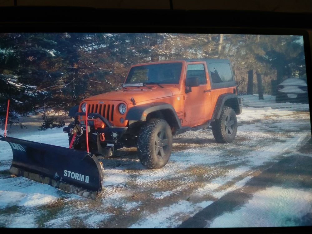 2016 Jeep Wrangler Unlimited Snow Plow - Detail K2