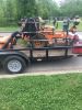 Pack'Em Rack for Open Utility Trailers - Holds 3 Trimmers, 1 Blower, 1 Line Spool, 1 Cooler customer photo