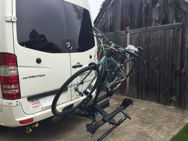 bike rack for van with double doors