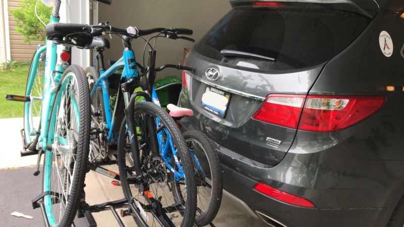 hyundai santa fe bike rack