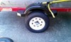 Fulton Single Axle Trailer Fender with Top and Side Steps - Black Plastic - 12" Wheels - Qty 1 customer photo