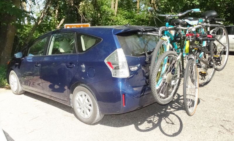 prius hitch bike rack
