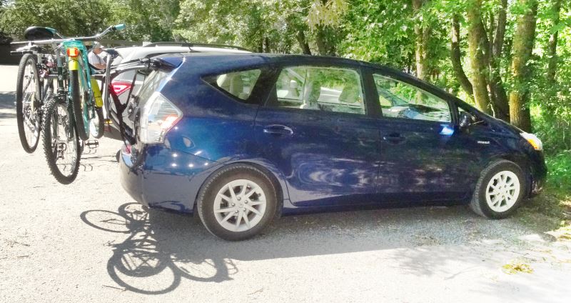 toyota prius bike rack