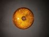 Screw Mount Reflector for Truck or Trailer - 2-3/16" Round - Amber - Qty 1 customer photo