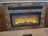 Greystone 36" Electric Fireplace with Logs - Wall Mount - Black customer photo