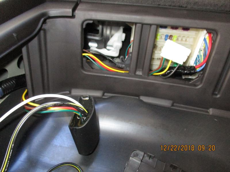 2015 Acura MDX T-One Vehicle Wiring Harness with 4-Pole Flat Trailer Connector