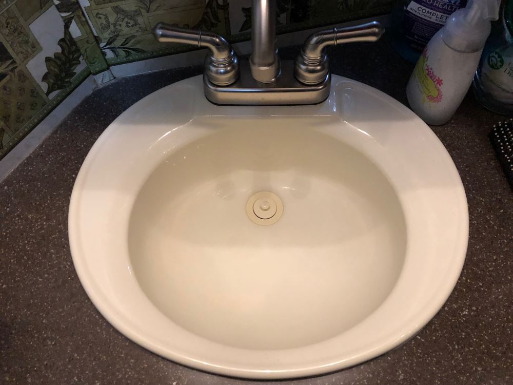 rv bathroom sink odor