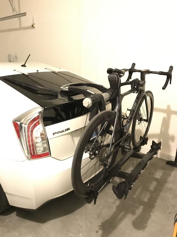 prius bike rack trunk