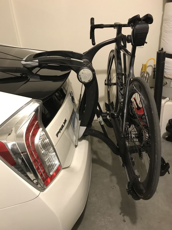 prius bike rack trunk