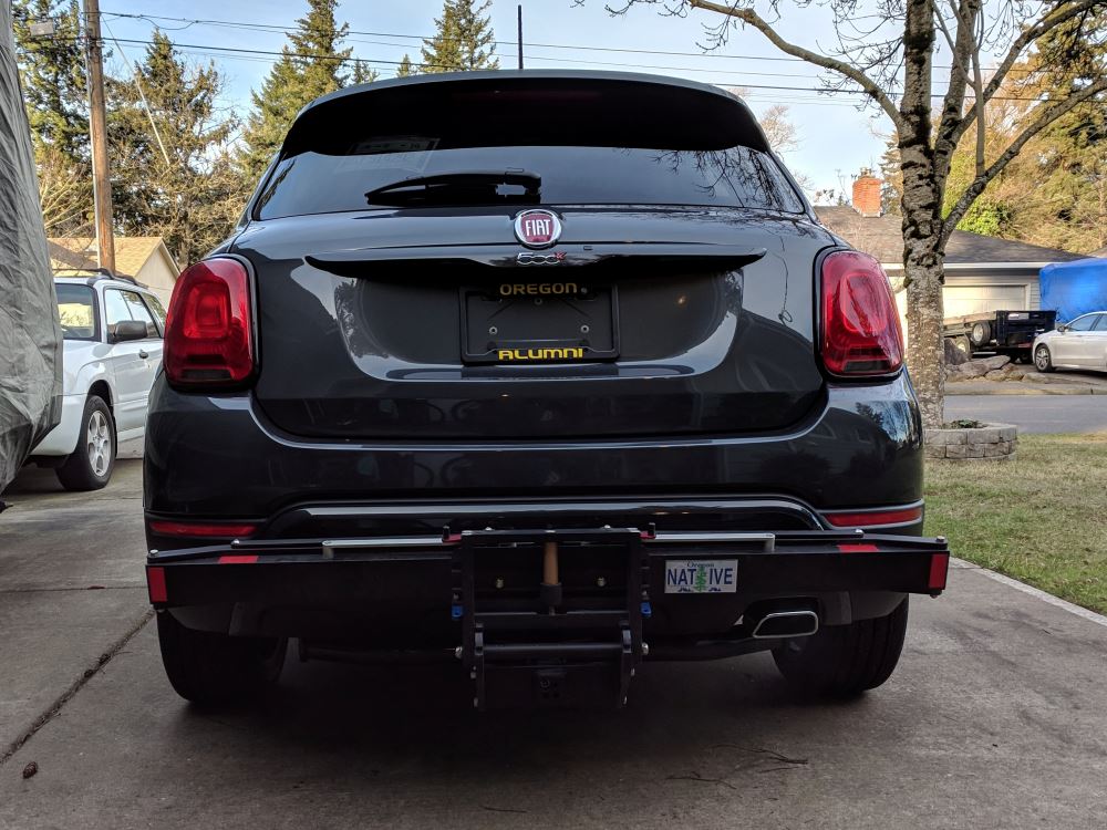 CURT Class 3 Trailer Hitch Tow Package with 1-7/8 Ball for 2016 Fiat 500X 