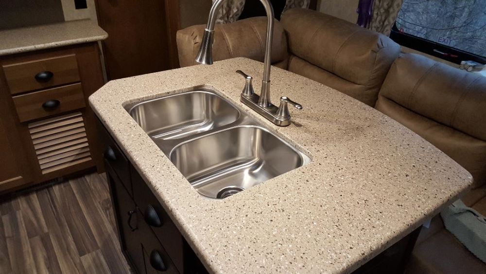 one bowl rv kitchen sink