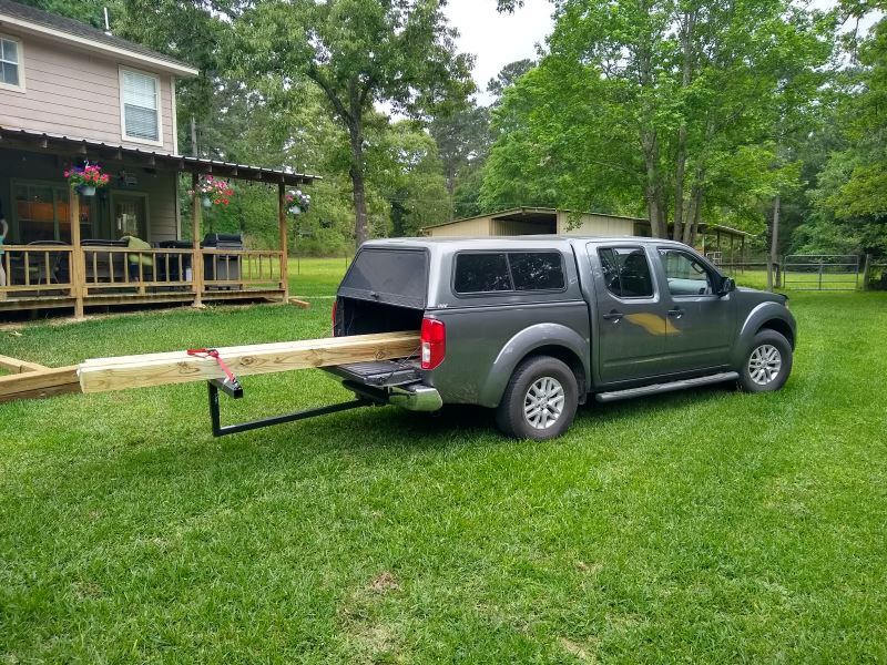 Darby ExtendATruck Hitch Mounted Load Extender Roof or Truck Bed