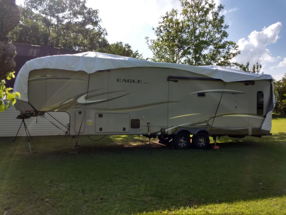 travel trailer roof cover