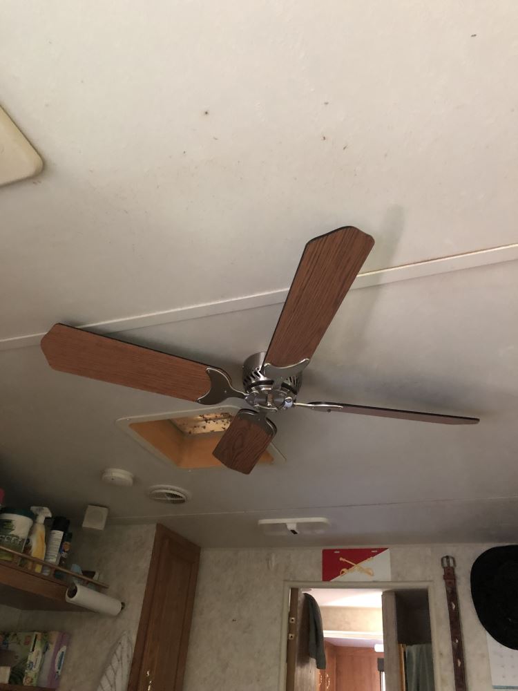 12V RV Ceiling Fan with Wall Switch - 3 Speed - 42 ...