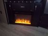 Greystone 26" Electric Fireplace with Crystals - Recessed Mount - Black customer photo