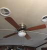 Replacement Brushed Chrome Brackets for AirrForce RV Ceiling Fan with Light - Qty 4 customer photo