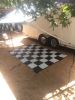 Camco Reversible RV Outdoor Rug - 9' Long x 6' Wide - Black and White Checkered customer photo