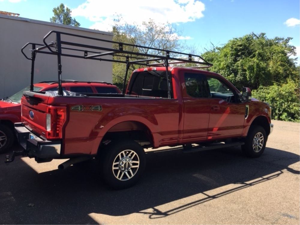 Thule Tracrac Universal Steel Rac Truck Bed Ladder Rack W Over The Cab Extension 1000 Lbs 2470