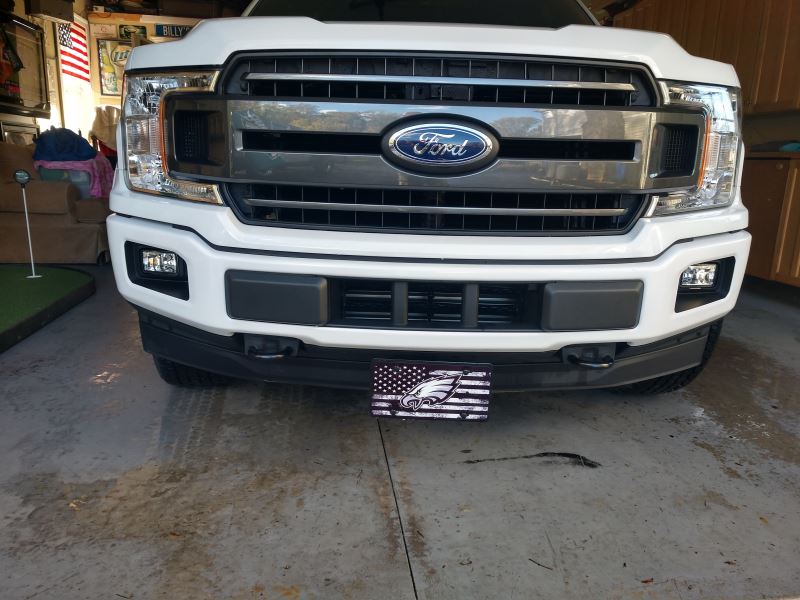 Curt Front Mount Trailer Hitch License Plate Holder CURT Accessories ...