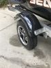 Single Axle Trailer Fender w Top Step - Style C - Black Plastic - 8" to 12" Wheels - Qty 1 customer photo