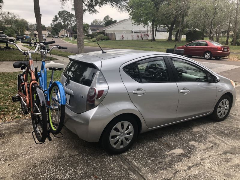 toyota prius bike rack